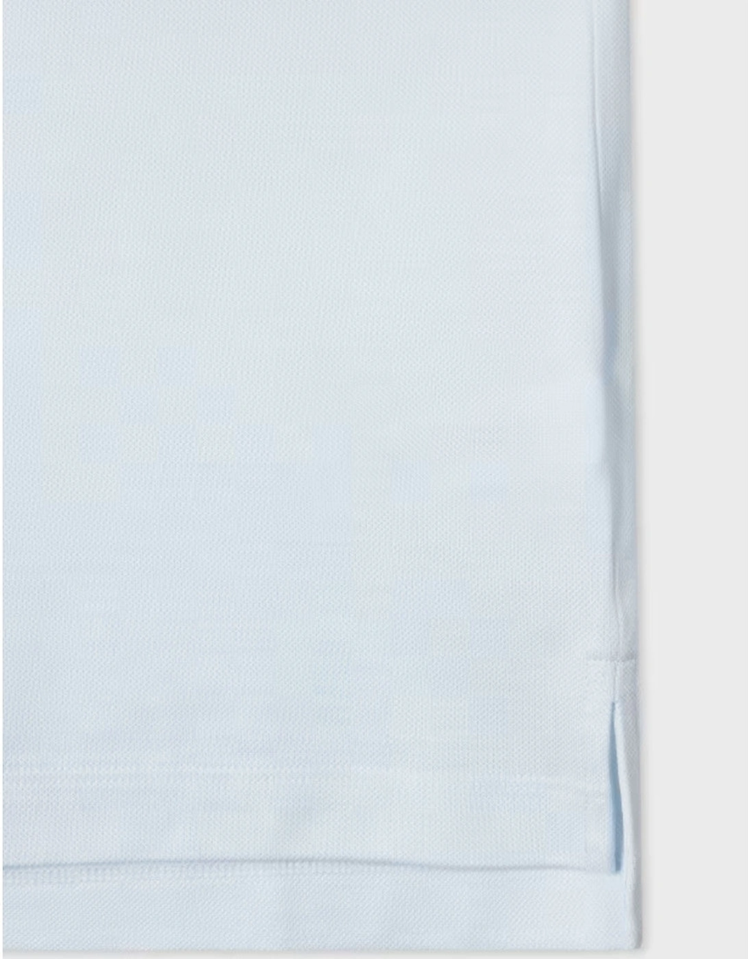 Paul Smith  Signature Stripe Trim Polo Shirt 40  Lt Blue