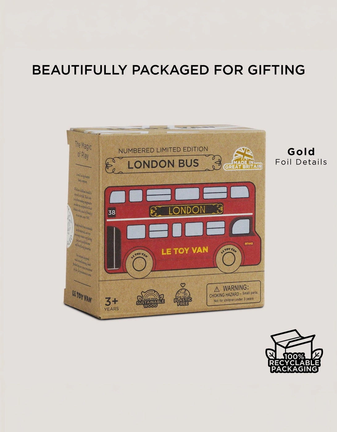 Le Toy Van Ben Wooden Toy Bus