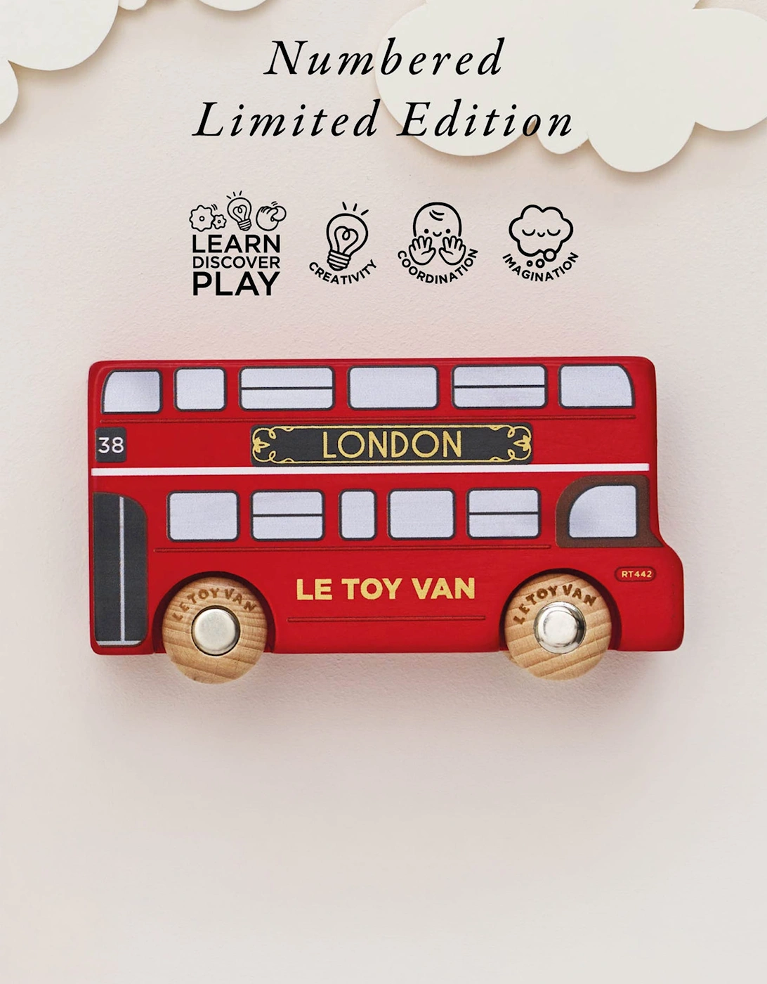Le Toy Van Ben Wooden Toy Bus
