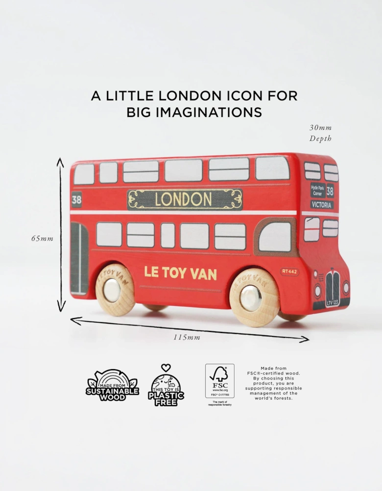Le Toy Van Ben Wooden Toy Bus