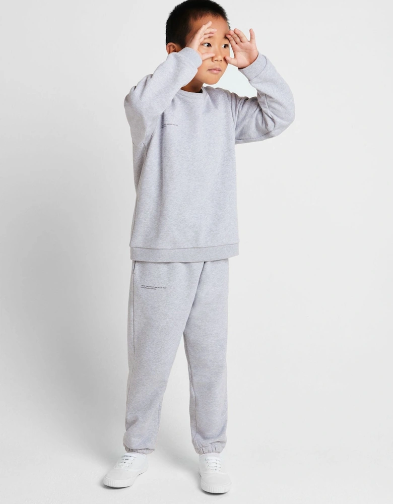 PANGAIA Kids 365 Midweight Sweatshirt in Grey