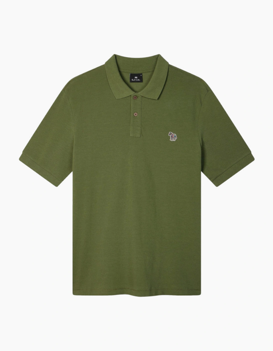 PS Paul Smith Reg Fit Zebra Polo Shirt 35E Green