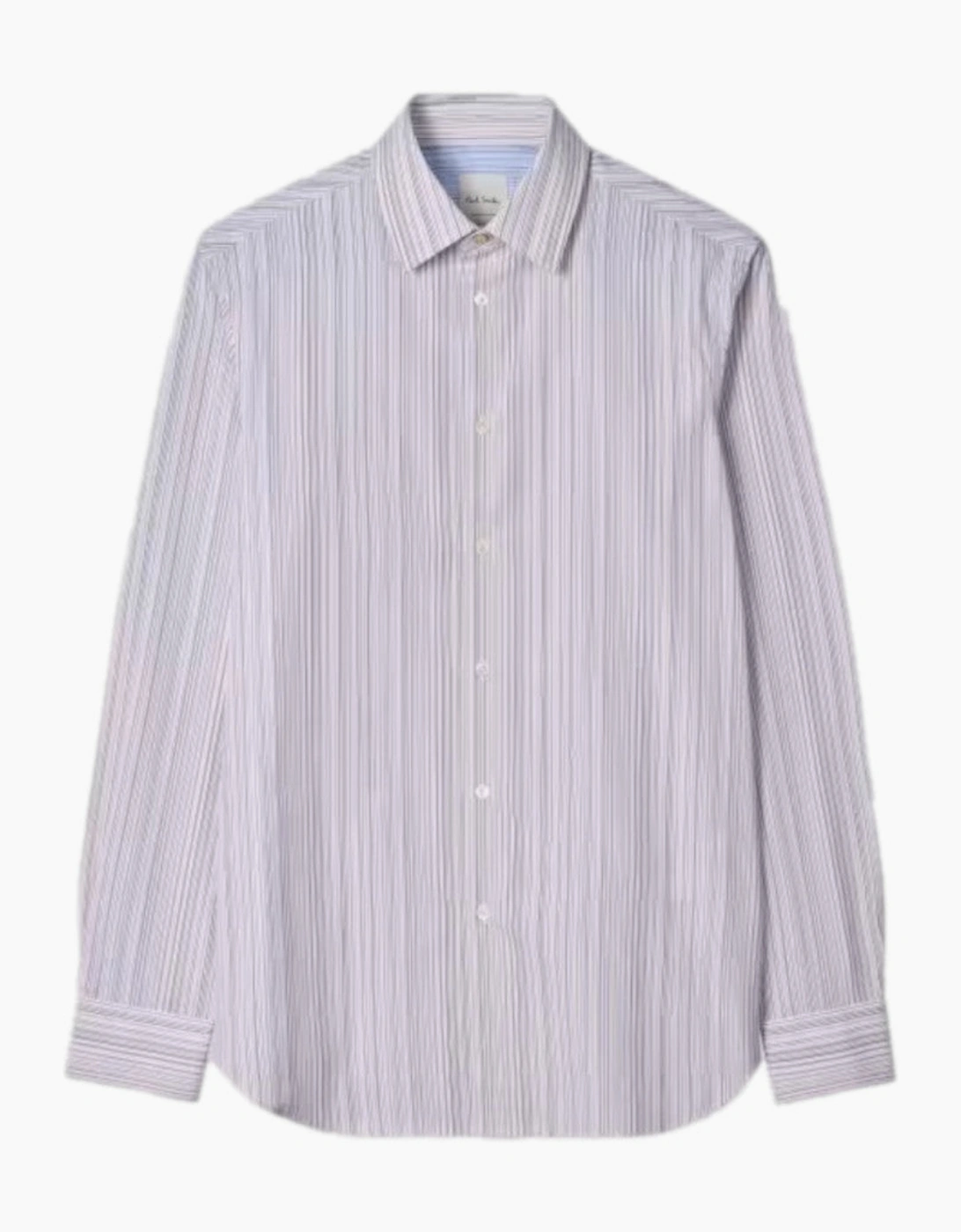 Paul Smith  Regular Fit Signature Stripe Shirt 01 WHITE
