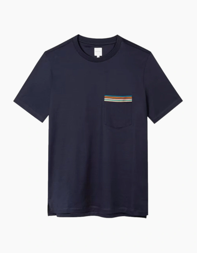 Paul Smith  Stripe Pocket T-Shirt S2-26 49 DK NAVY