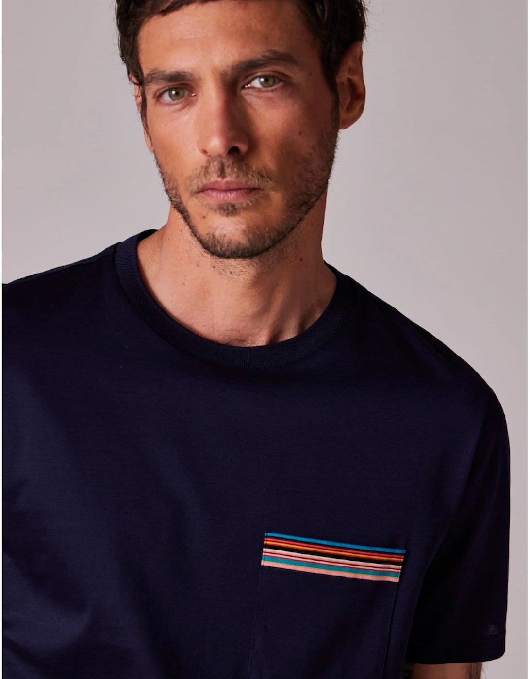 Paul Smith  Stripe Pocket T-Shirt S2-26 49 DK NAVY