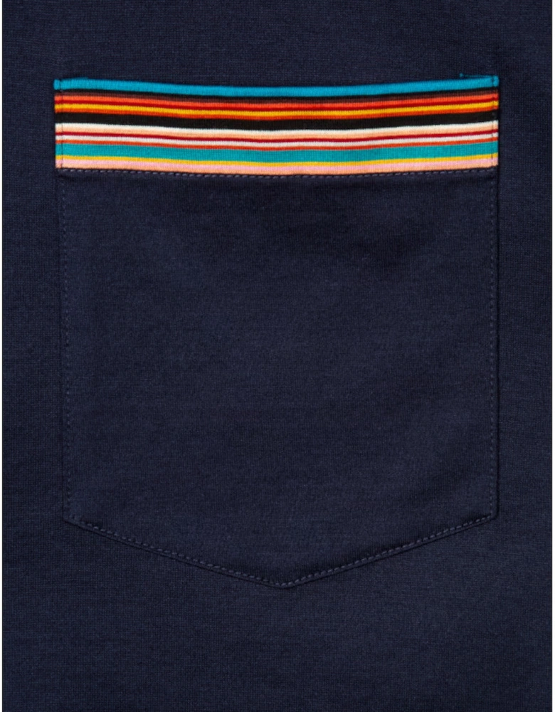 Paul Smith  Stripe Pocket T-Shirt S2-26 49 DK NAVY