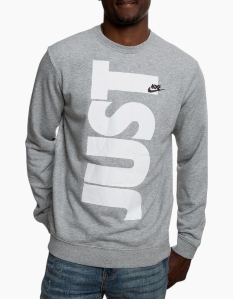 Nike Mens Sweatshirts SPORTSWEAR JUST DO IT LONG SLEEVE Regular Fit New Jumper