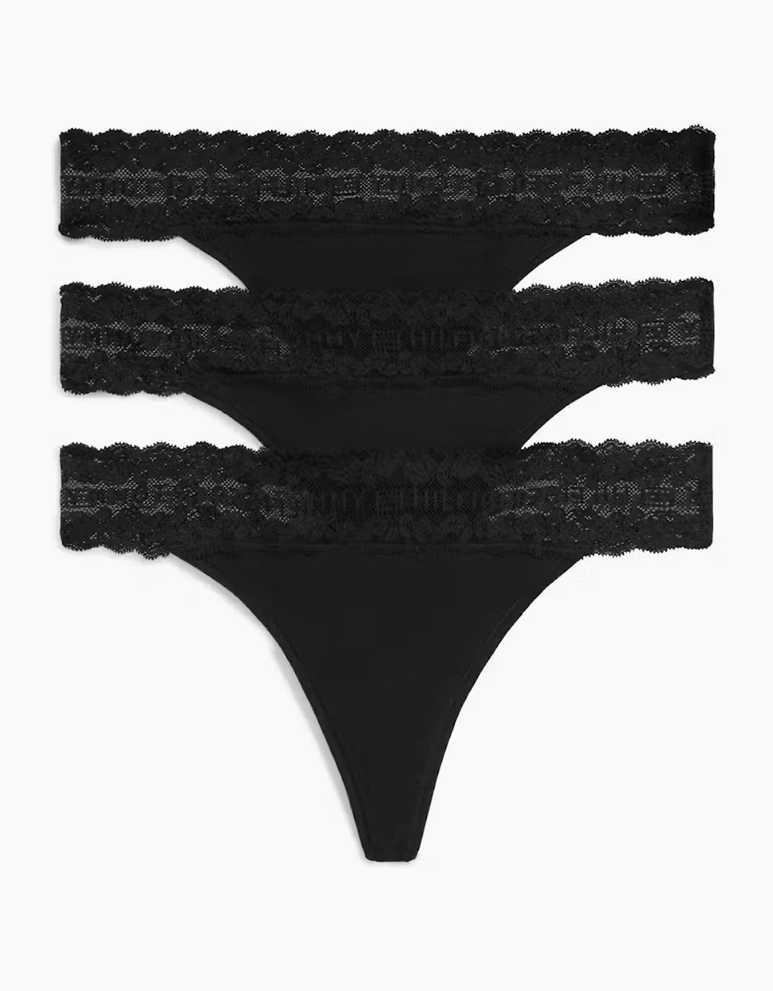 Tommy Hilfiger TANGA THONG Womens Thong Black