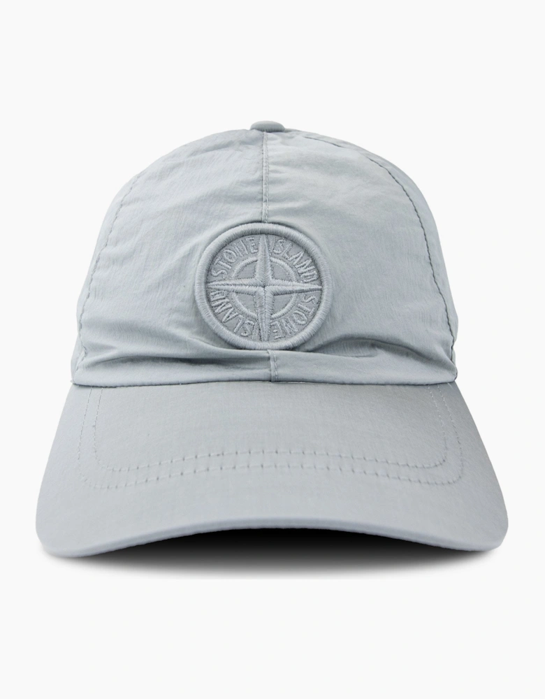 Stone Island Junior 90364 Nylon Metal Embroidered Cap Dust Grey V0064