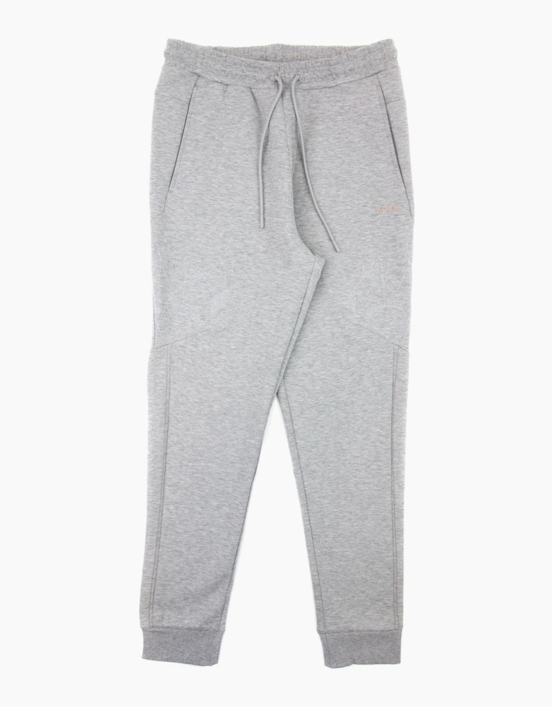 Hugo Boss Hadiko 2 Curved Logo Jogging Pants Gray 059