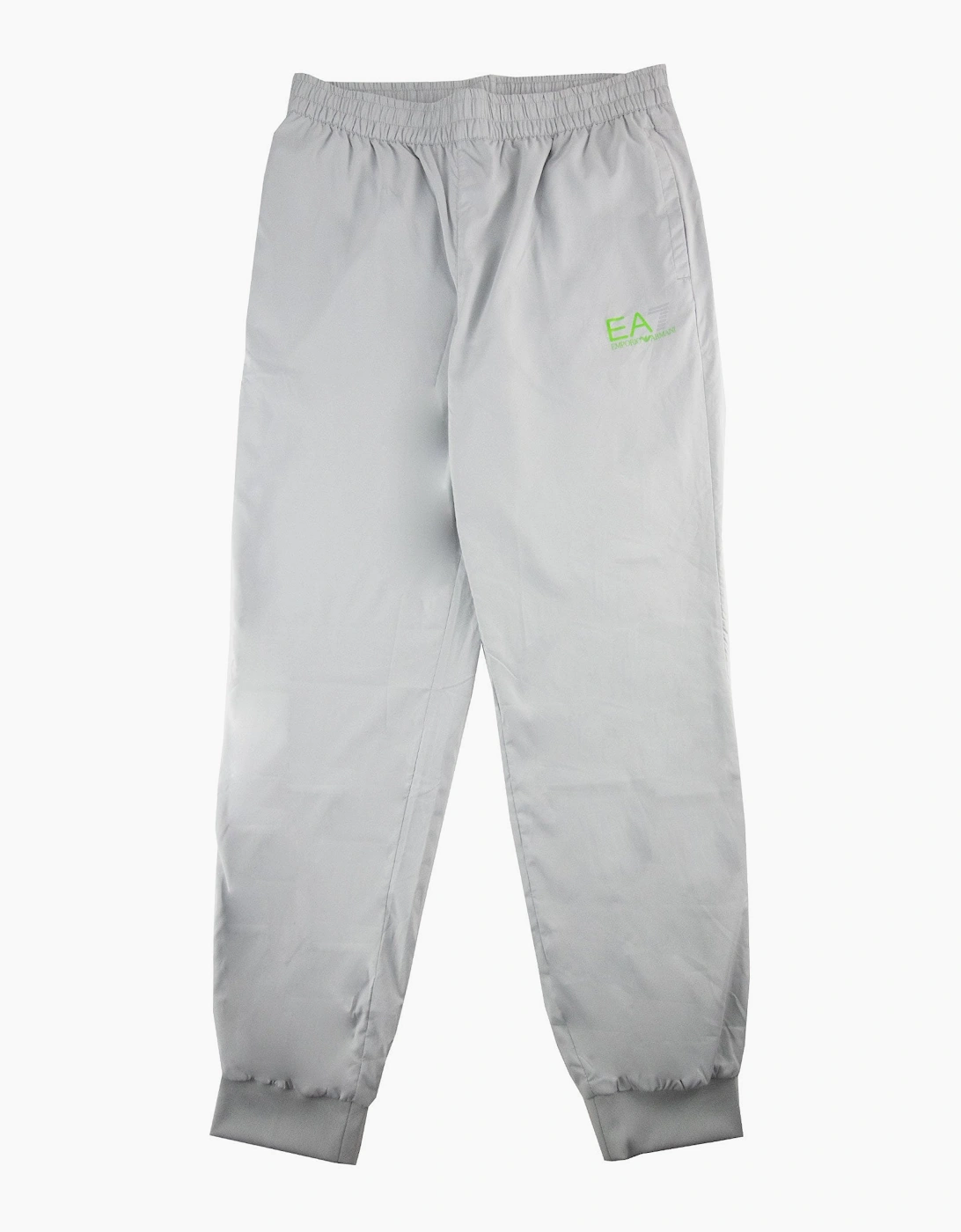 EA7 Reflective Logo Tracksuit Pants Light Grey