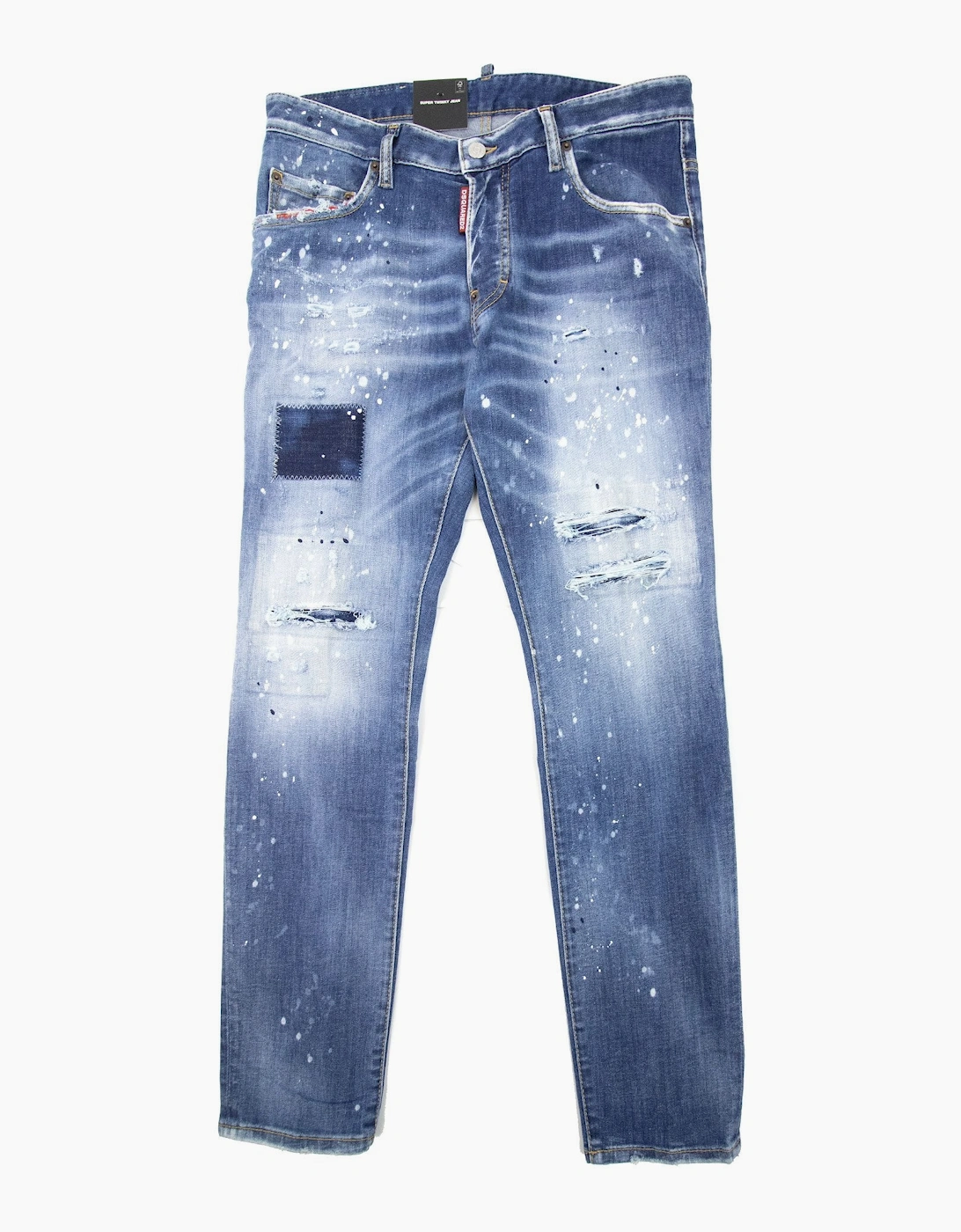Dsquared2 Super Twinky Peekaboo Wash Jean Denim