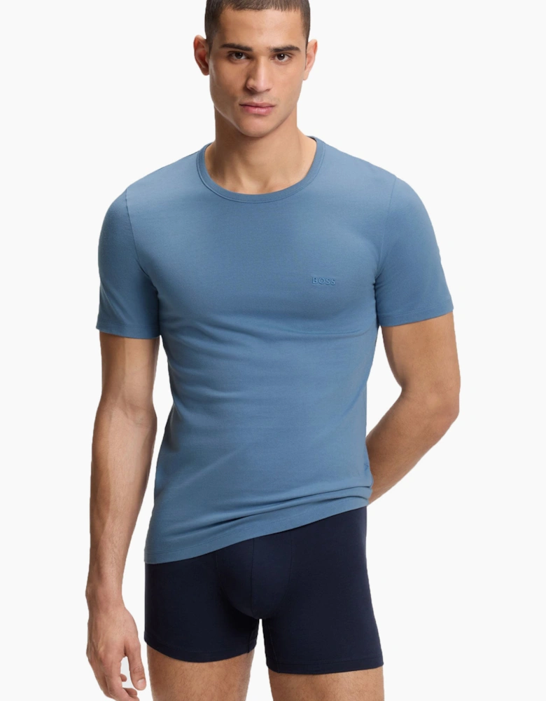 Boss Black 3 PACK T-SHIRT MULTI BLUE