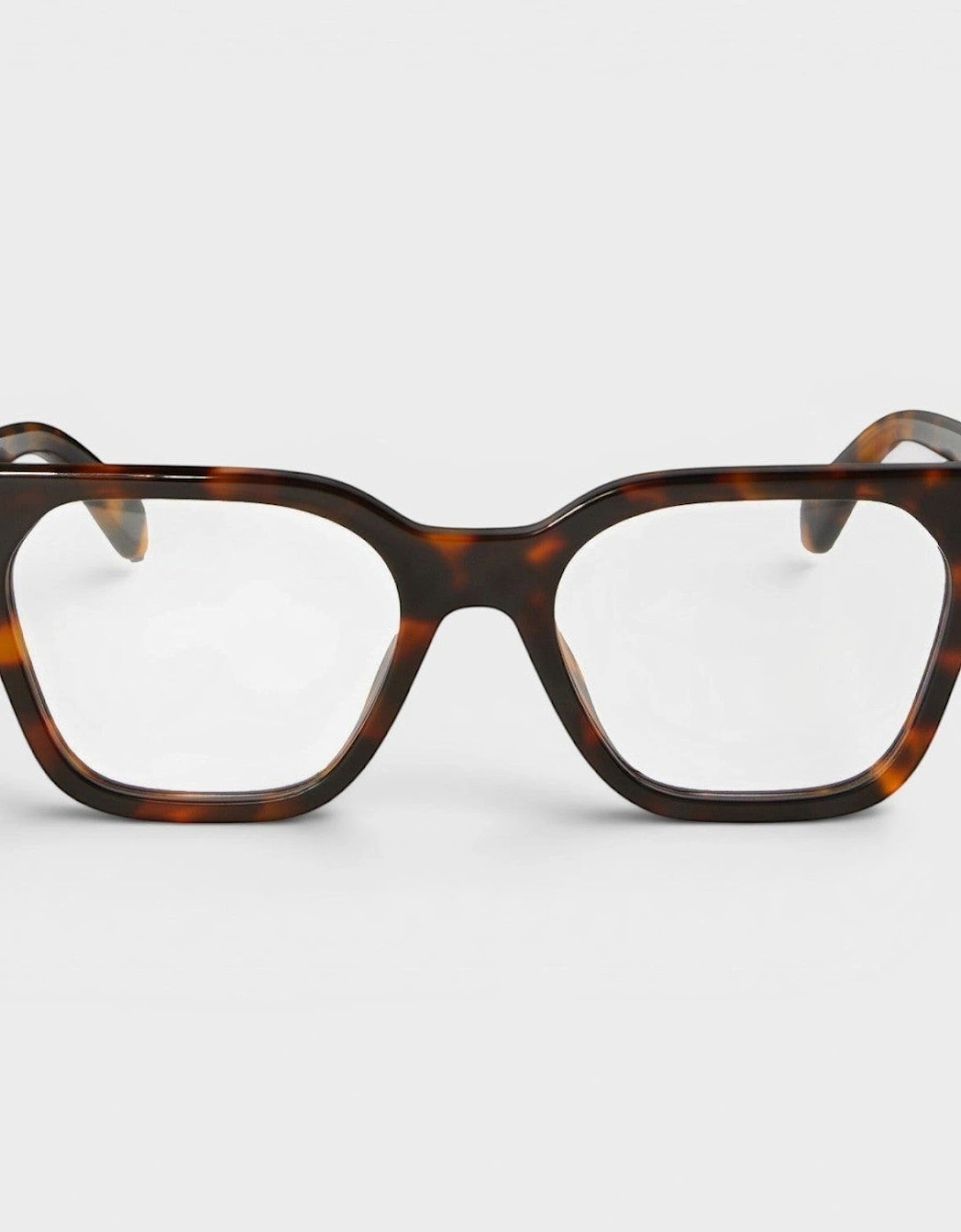 Off-White Men's White/Brown Off- Arrow Eyewear Style Havana - Size: O/S