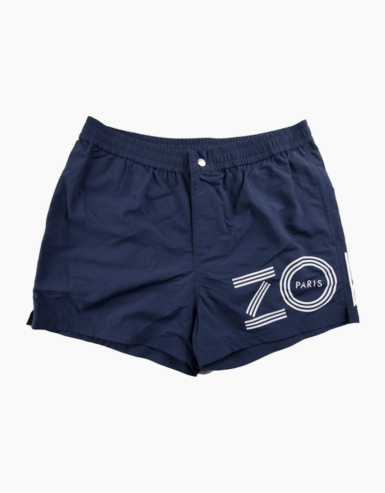 Kenzo Side Logo Swim Shorts Navy