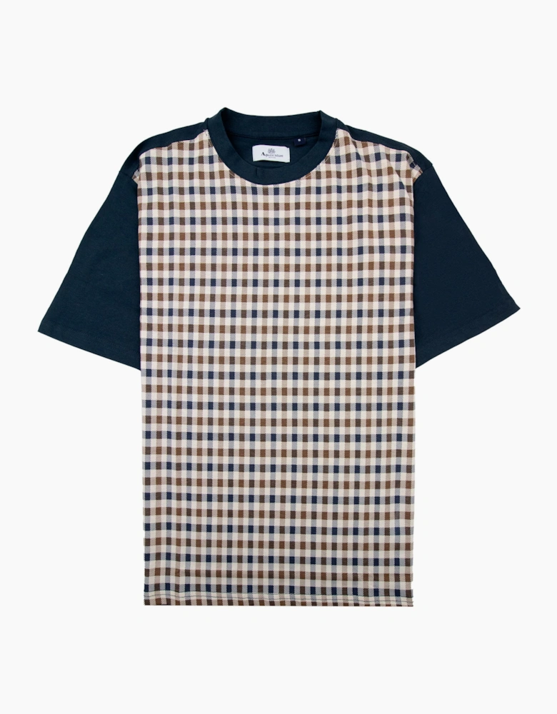 Aquascutum Iconic Front T Shirt Navy 11