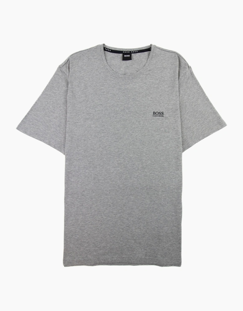 Hugo Boss Embroidered Logo Rn T Shirt Grey Black