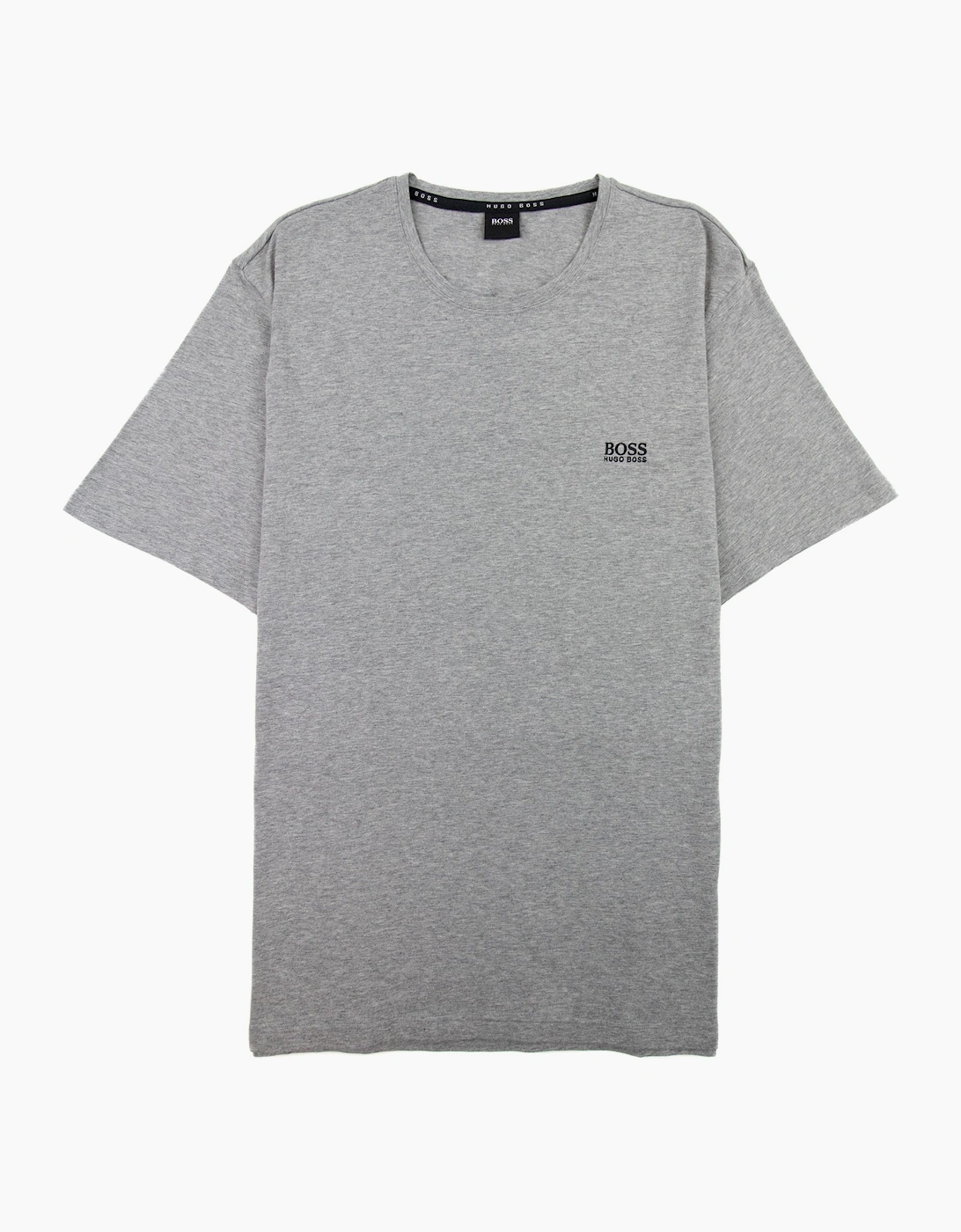 Hugo Boss Embroidered Logo Rn T Shirt Grey Black