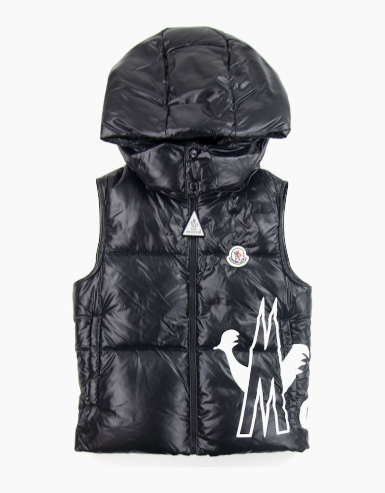 Moncler Junior Gesse Gilet Black 999