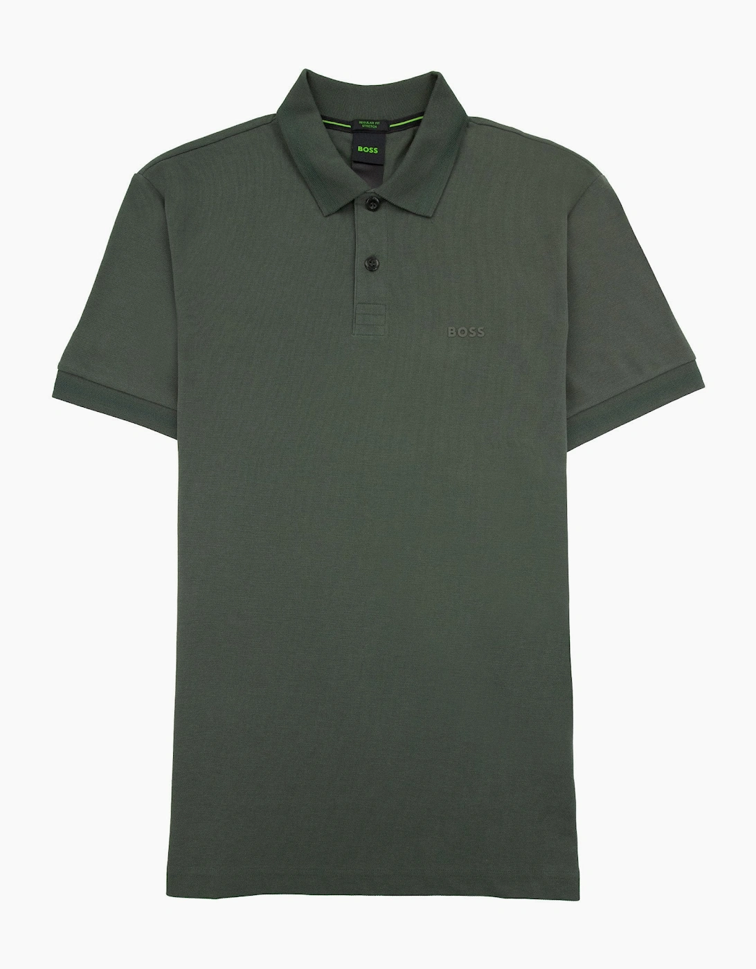 Hugo Boss Pio 1 Stretch Regular Fit Polo Green 379, 5 of 4