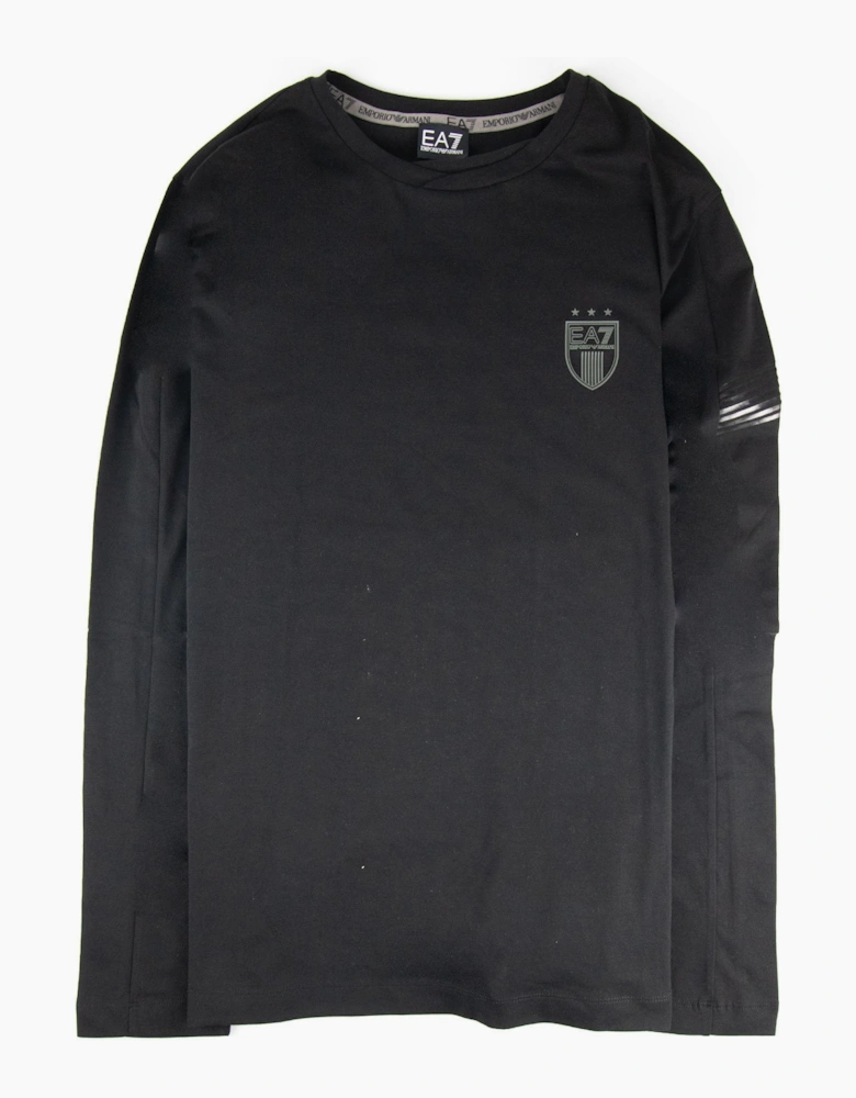 Ea7 Train Soccer M L/s T Shirt Black