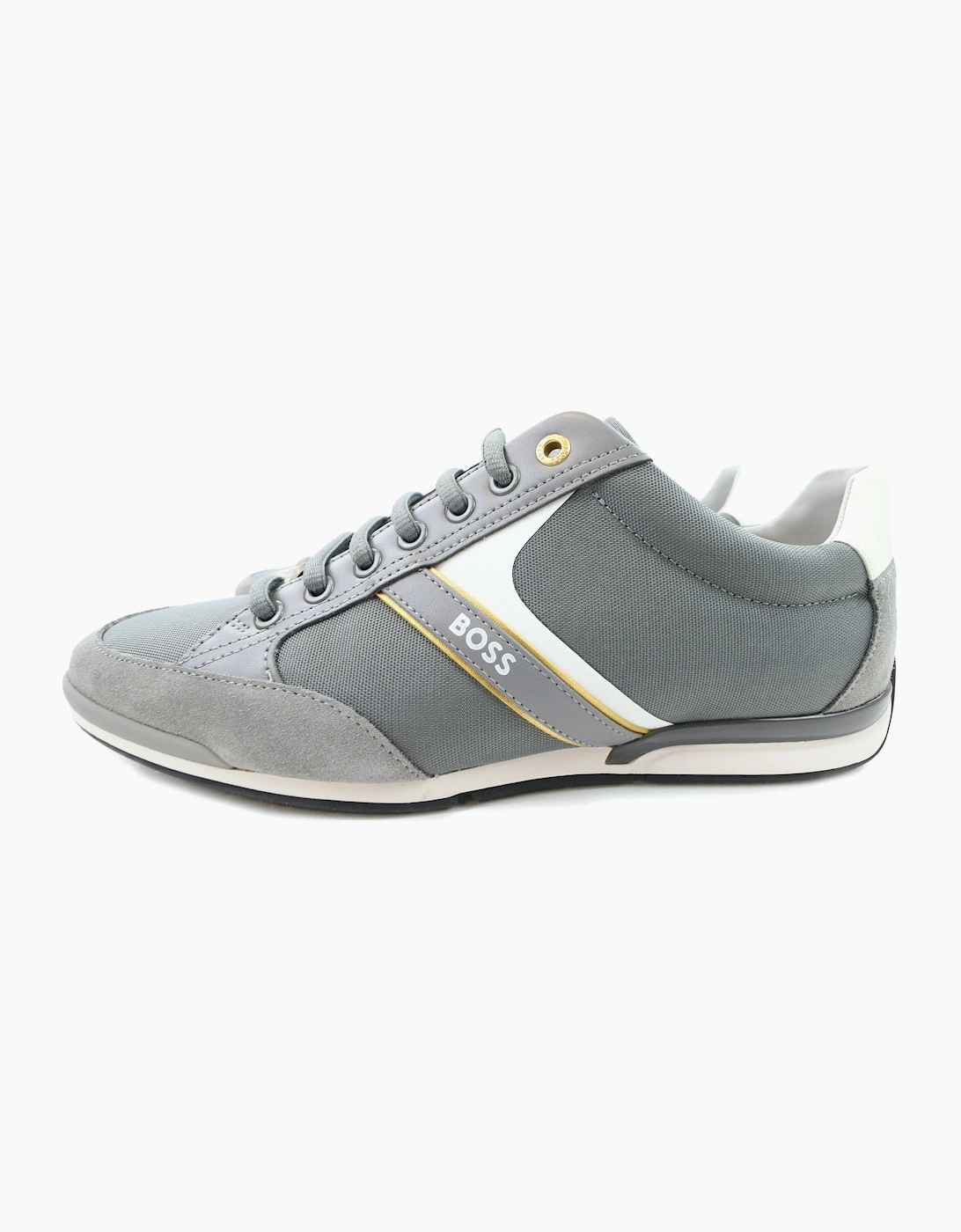 Hugo Boss Saturn Low Top Trainer Medium Grey, 5 of 4