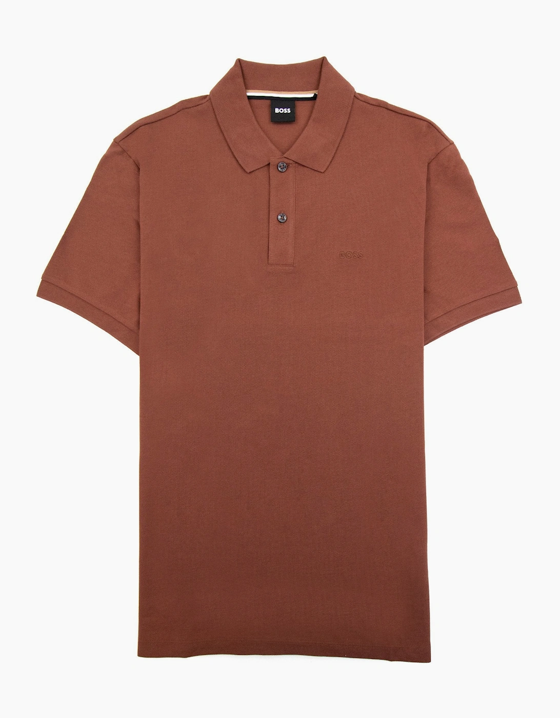 Hugo Boss Pallas Embroidered Logo S/s Polo Brown 211, 5 of 4