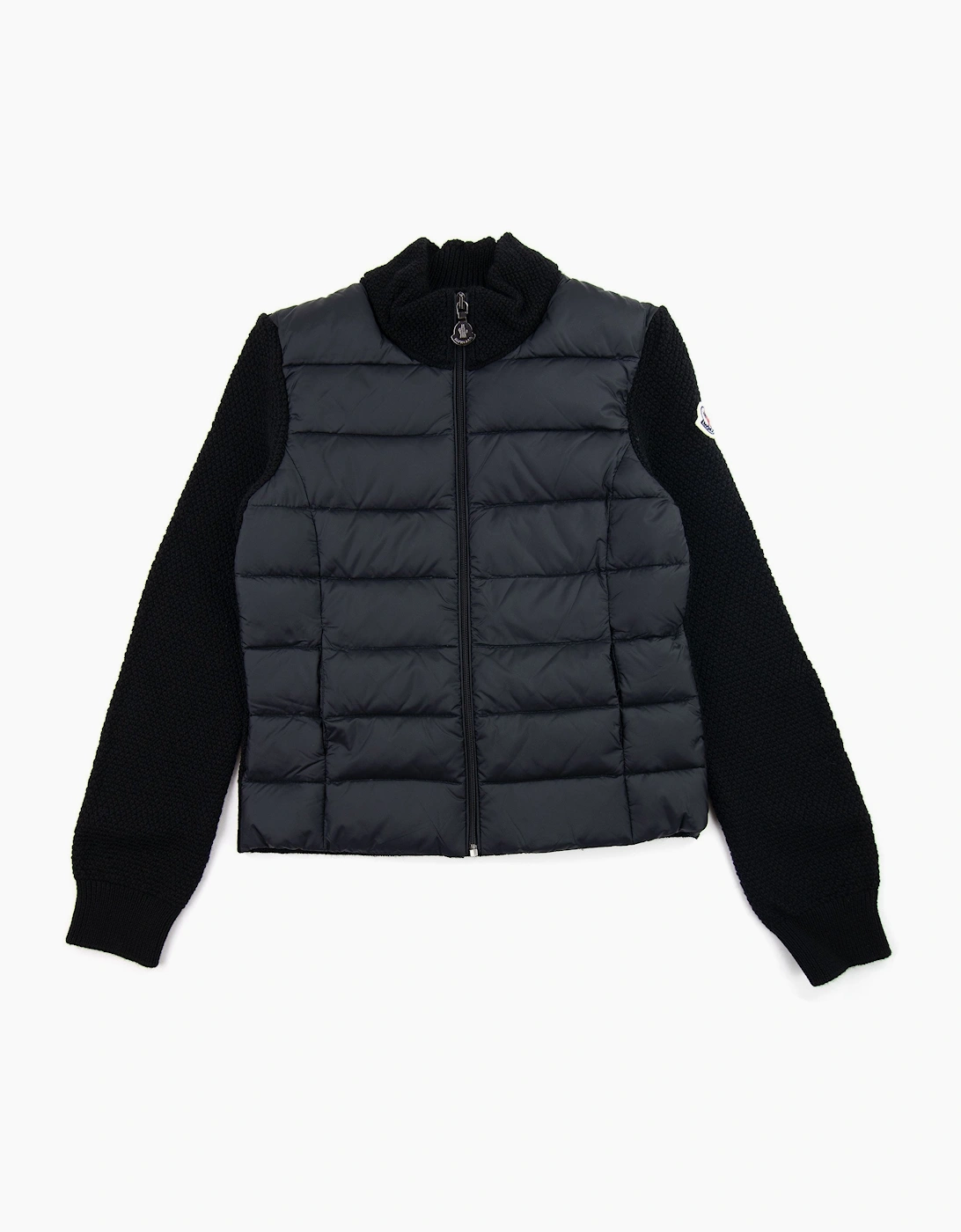 Moncler Junior Maglia Tricot Cardigan Black 999, 3 of 2