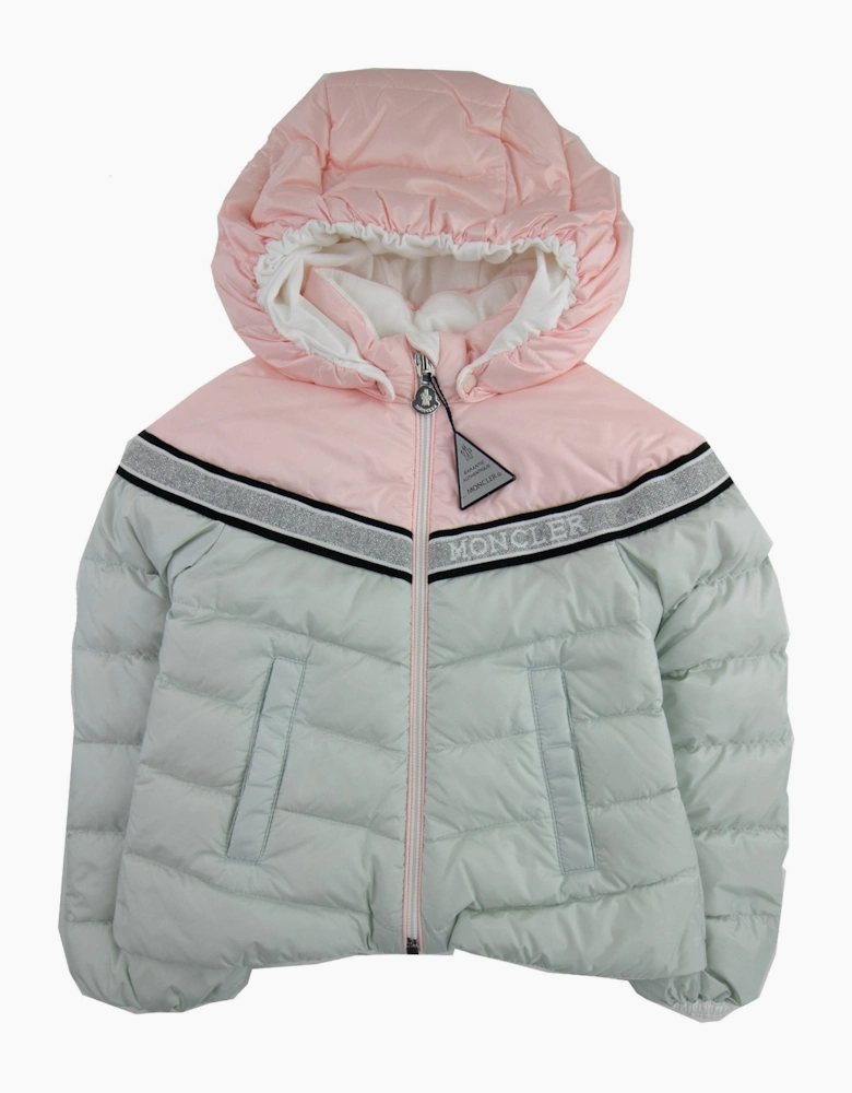 Moncler Junior Rook Infant Jacket Light Grey 503