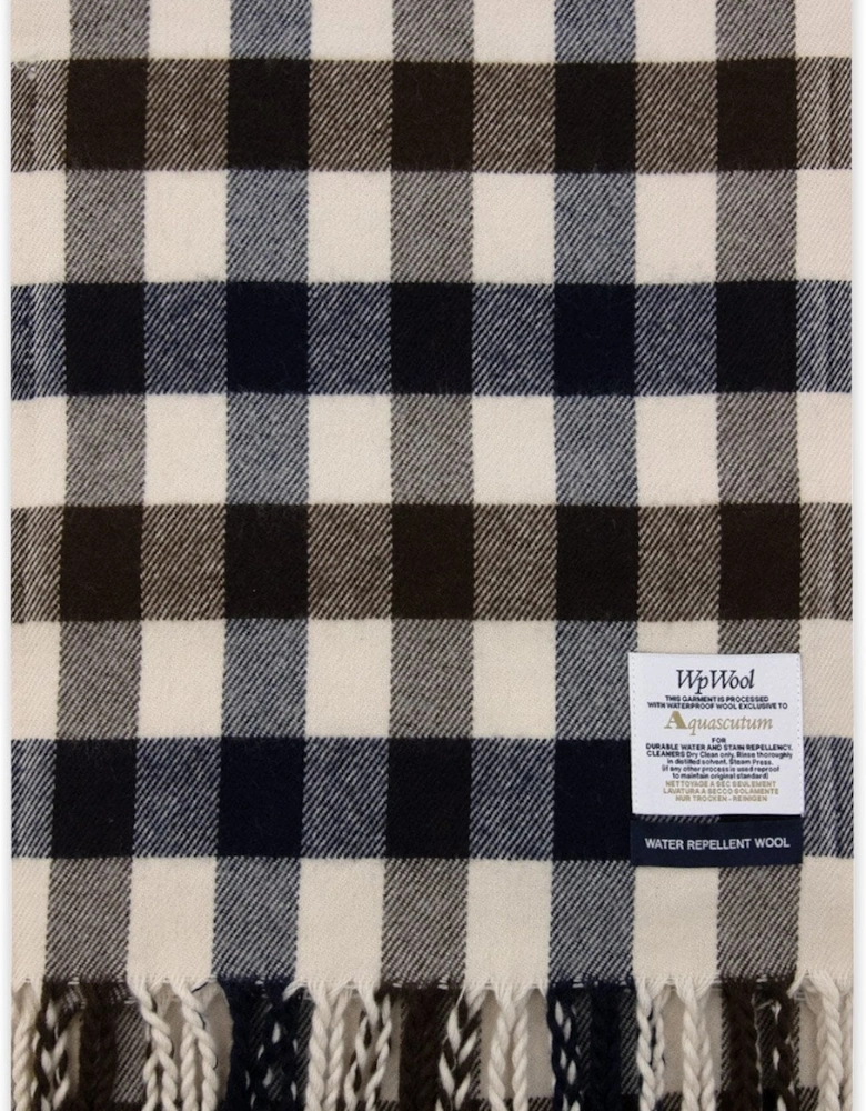 Aquascutum Water Repellent Macro Club Check Scarf Macro Club Check 30