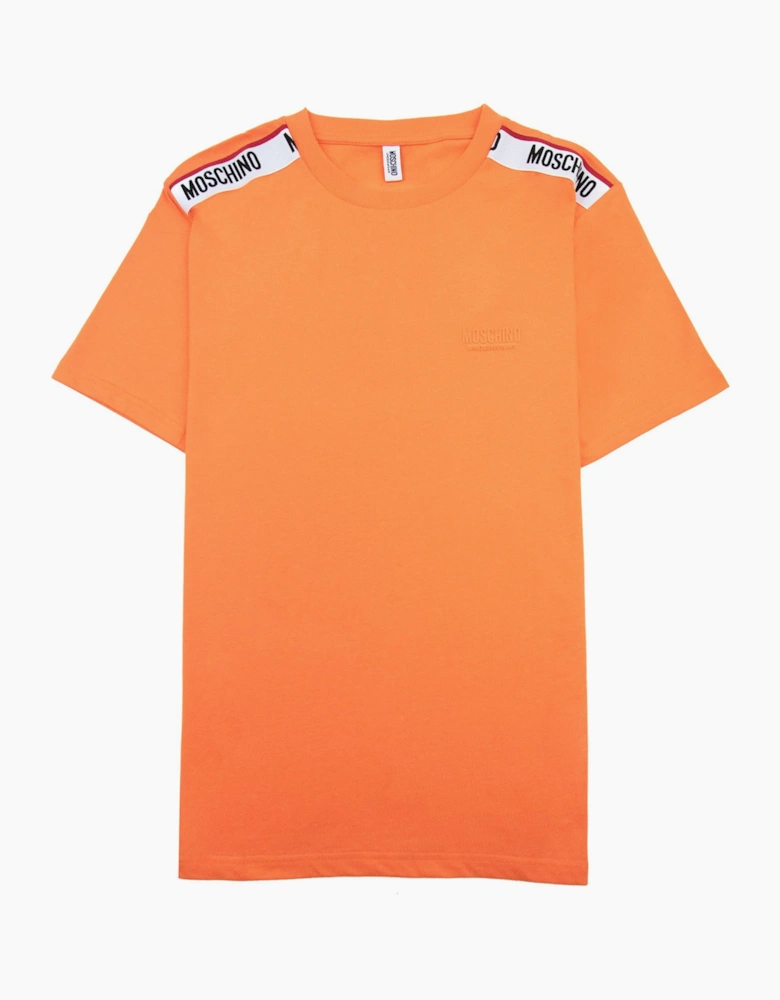 Moschino Underwear Tape Logo T-shirt Orange 0035