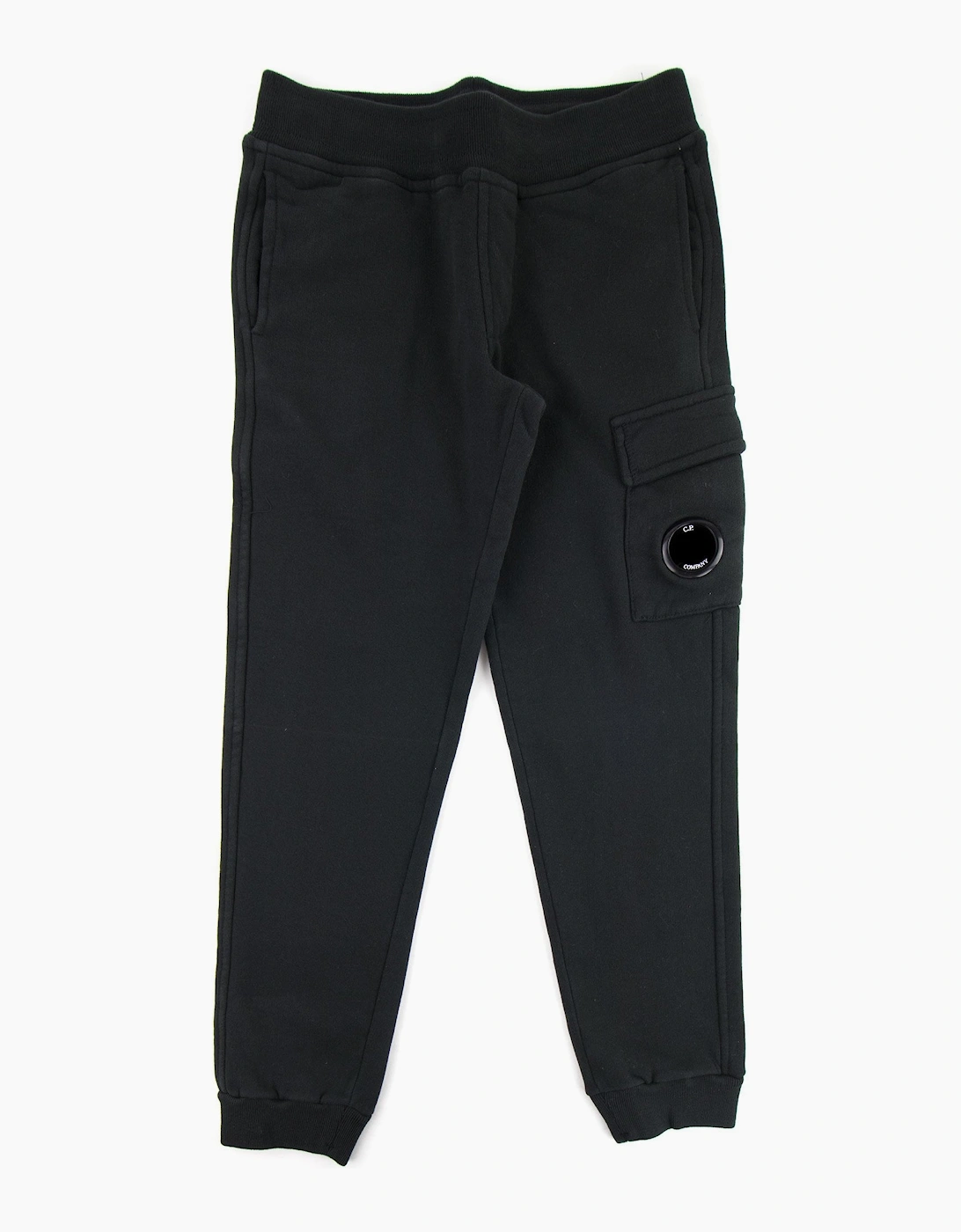 C.P. Company Undersixteen Lens Fleece Sweatpants Black 999