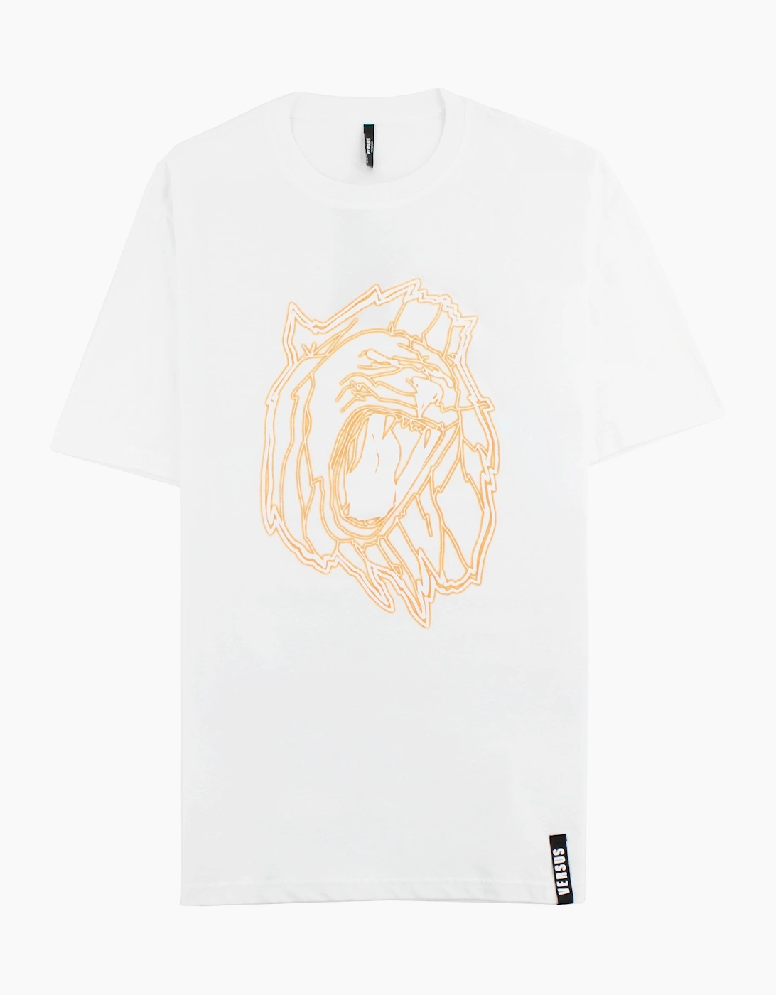 Versace Versus Lion Head Print T-shirt White, 3 of 2