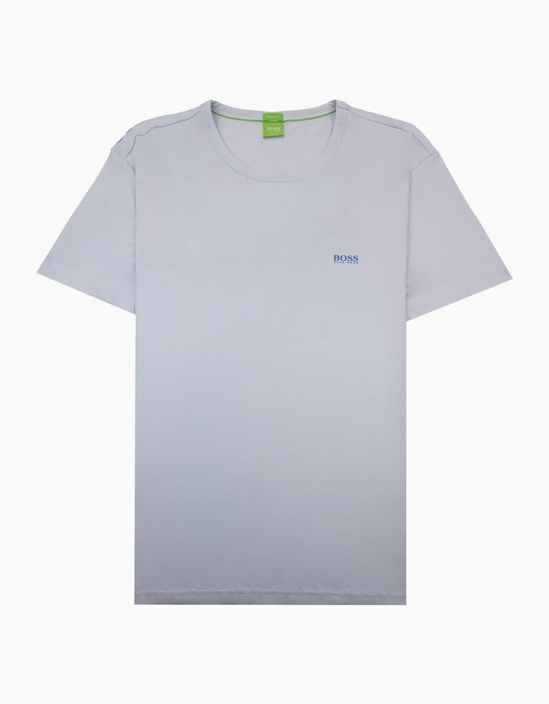 Hugo Boss Regular-fit T-shirt With Contrast Logo Sky Blue, 5 of 4