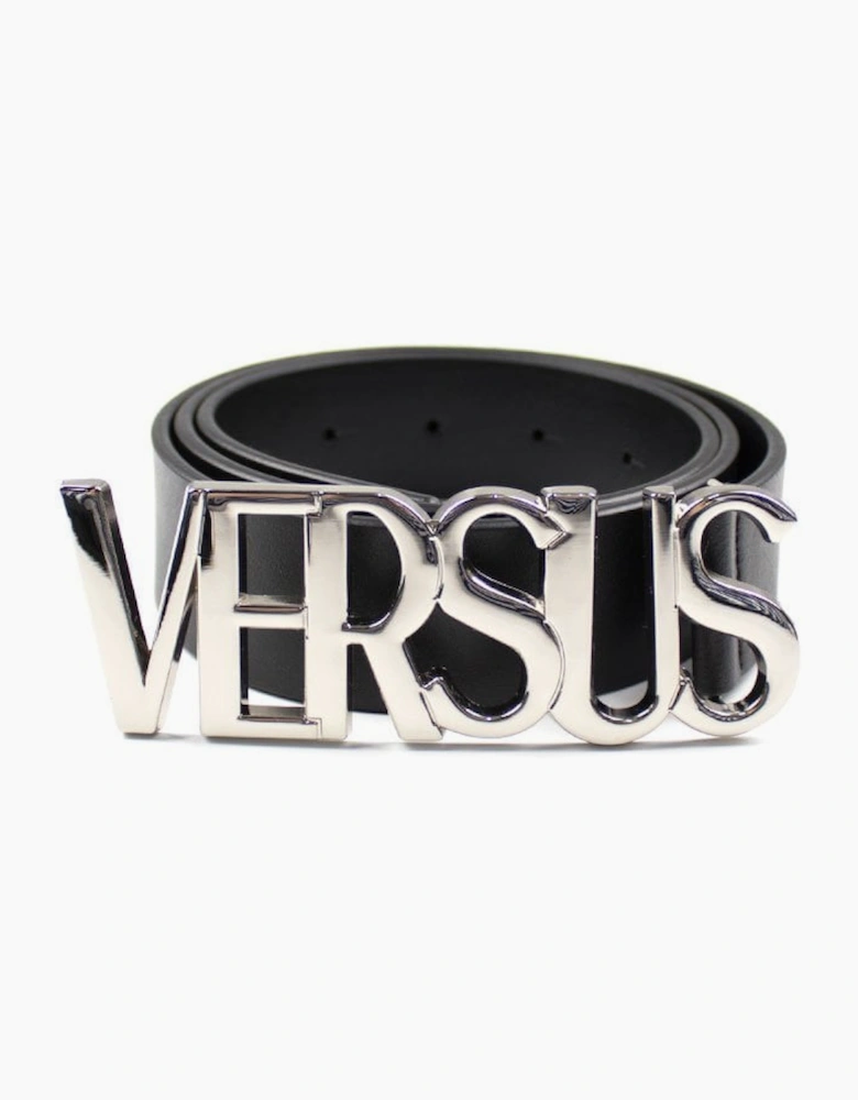 Versace Versus Logo Belt Black