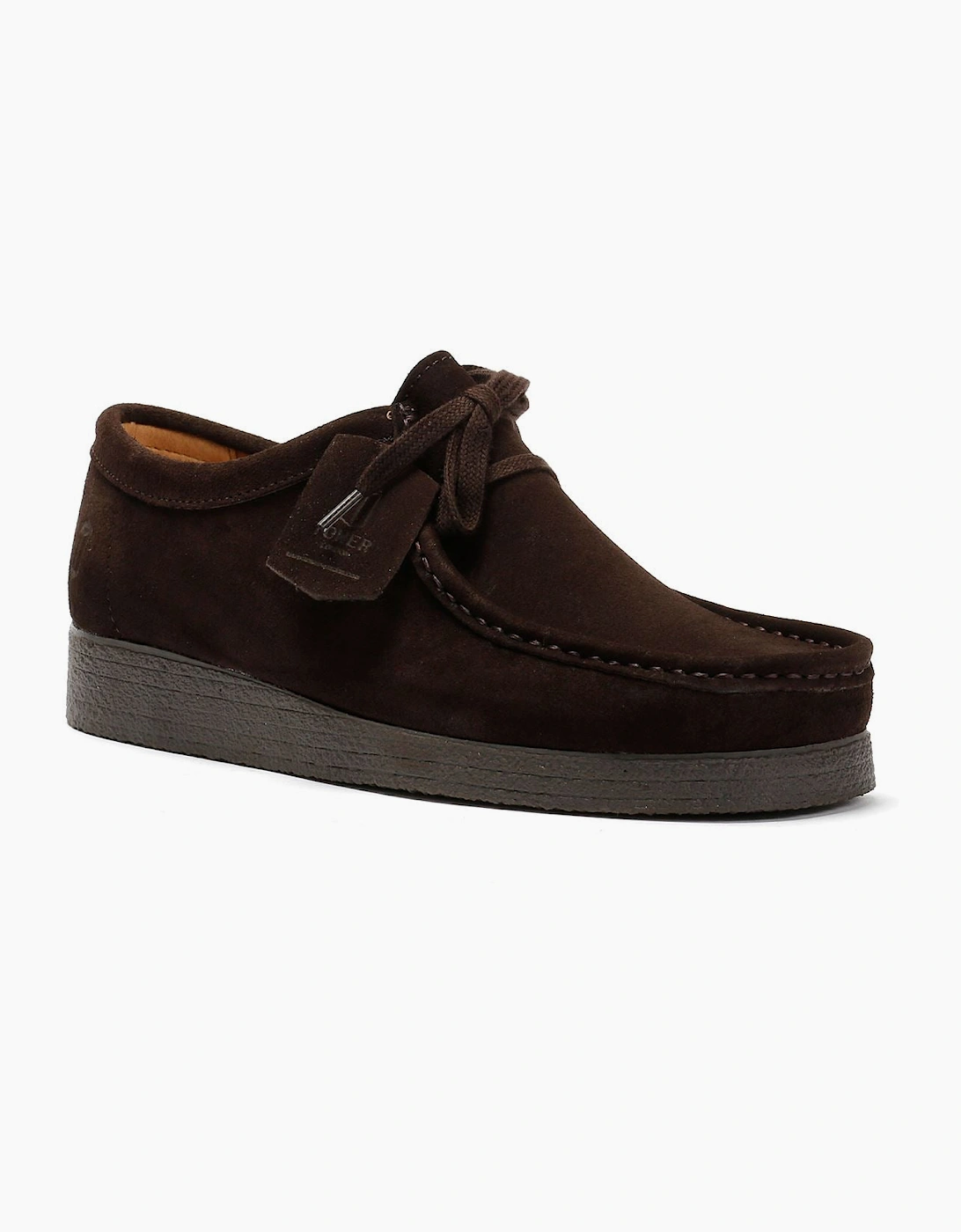 Tower London Apache Suede Men's Dark Brown Shoes