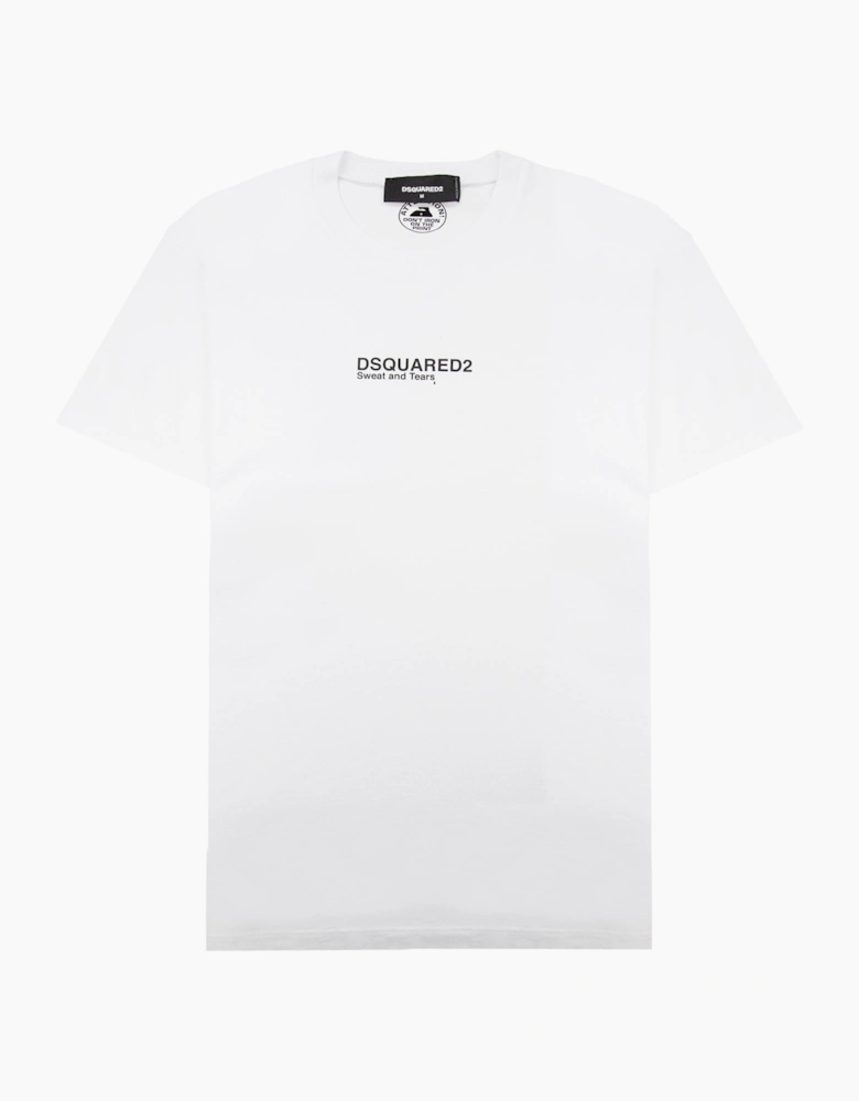 Dsquared2 Sweat And Tears Cool Fit Tee White