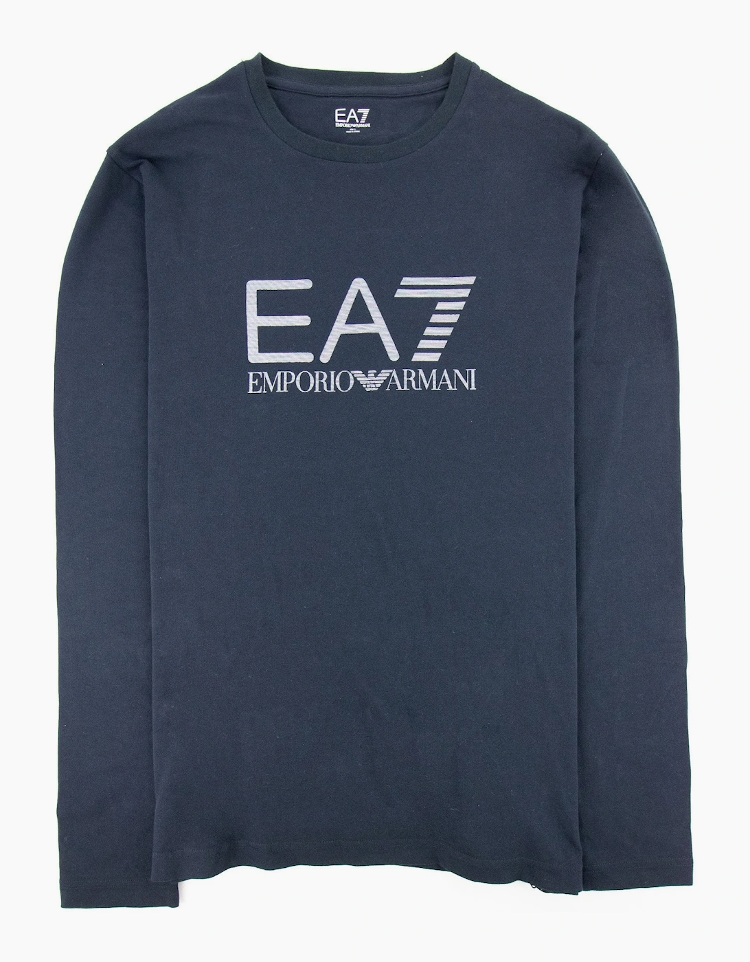 Ea7 Silver Large Logo Long Sleeve T-shirt Darkslate, 3 of 2