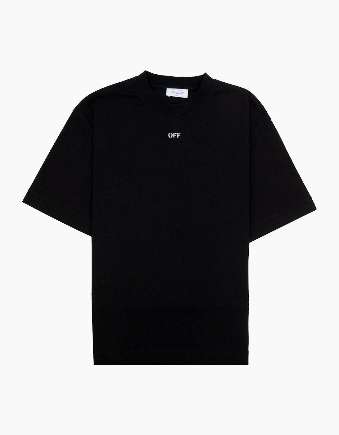 Off White Vibe Arrow Skate S/s T-shirt Black/aqua