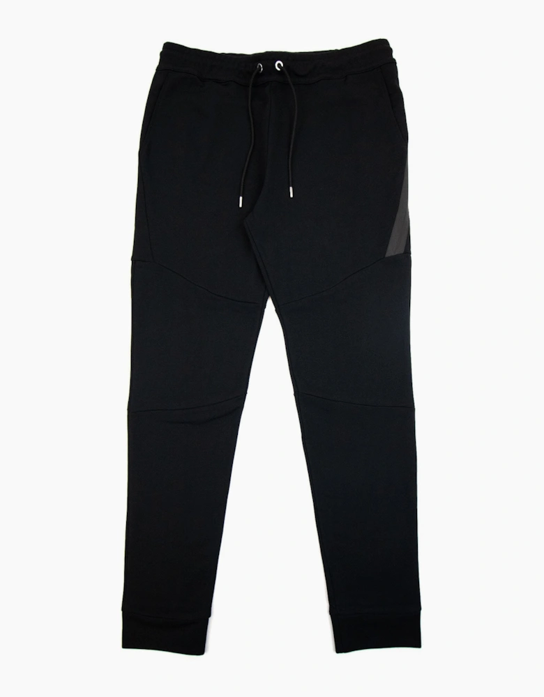 Versace Versus Side Zip Logo Joggers Black