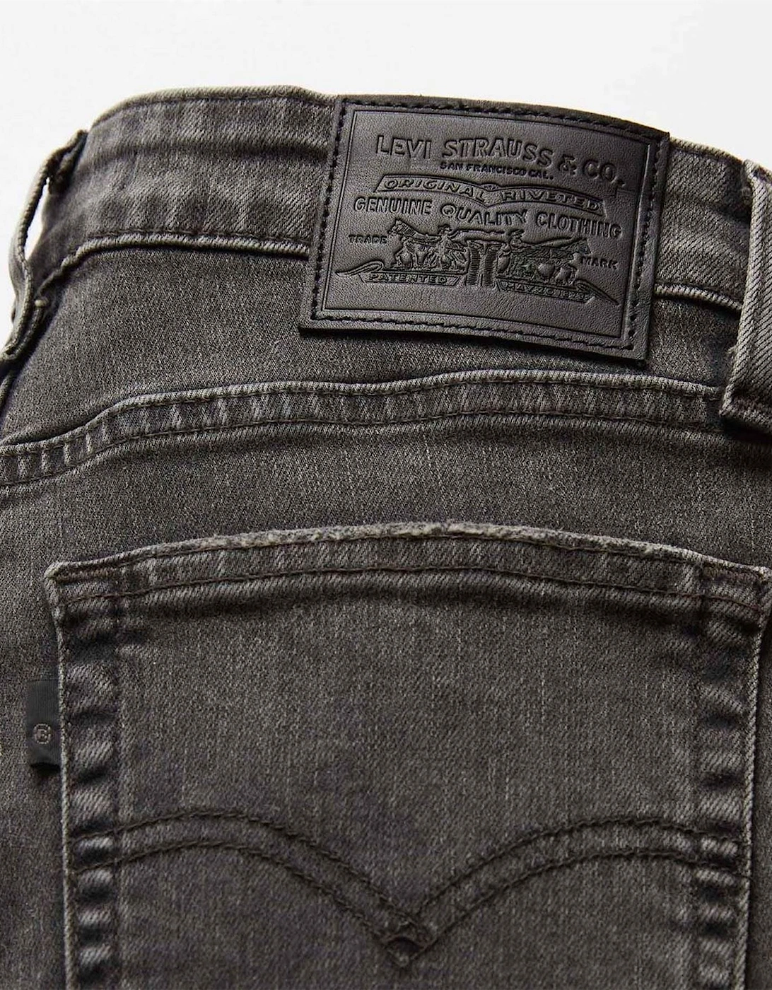 High Rise Wide Fit Five Pocket Jeans