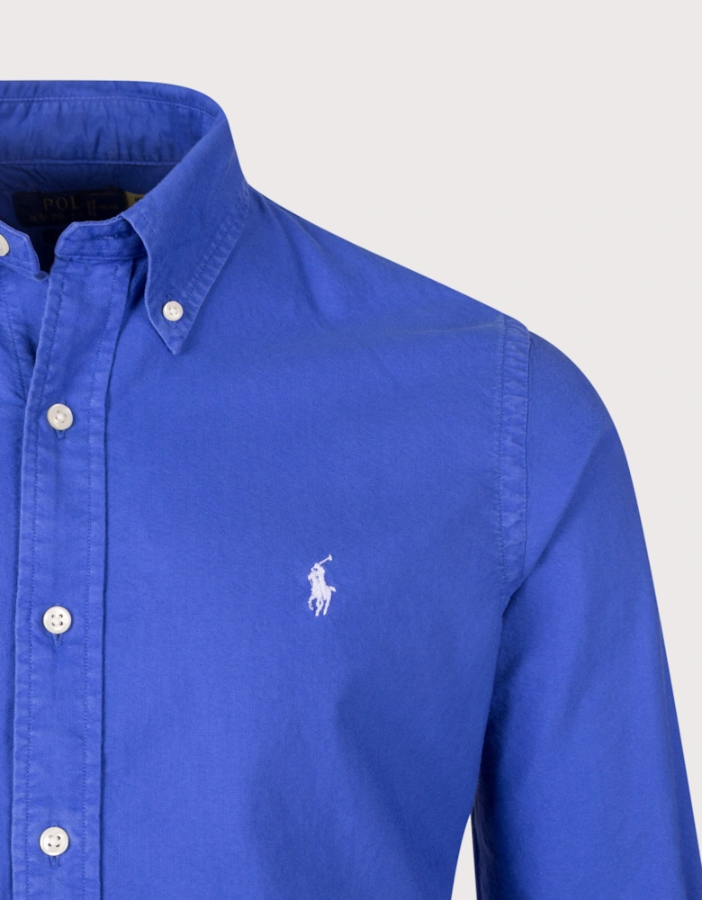 Custom Fit Garment-Dyed Oxford Shirt