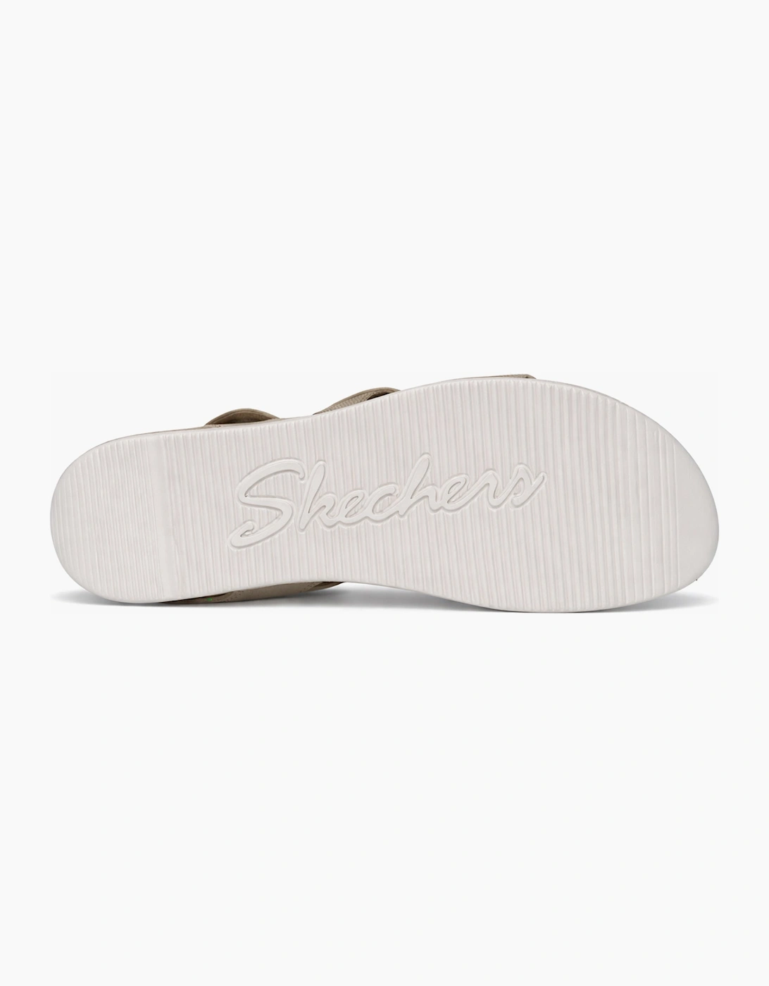 Skechers LIFTED COMFORT Womens Ankle Strap Sandals Taupe
