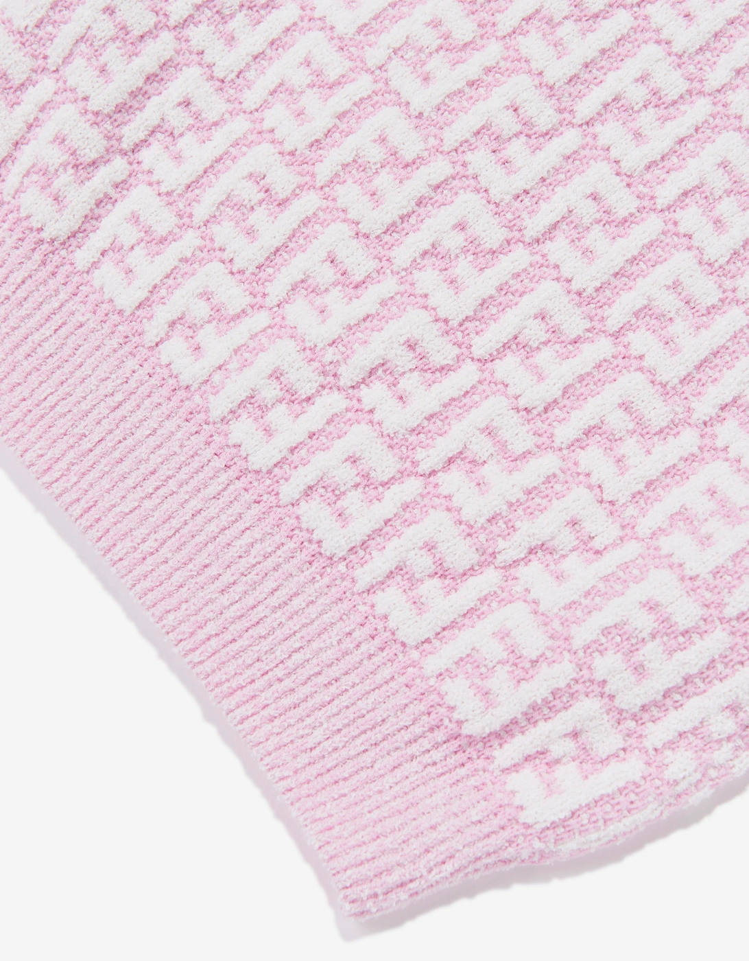 Fendi Girls FF Logo Sleeveless Top in Pink
