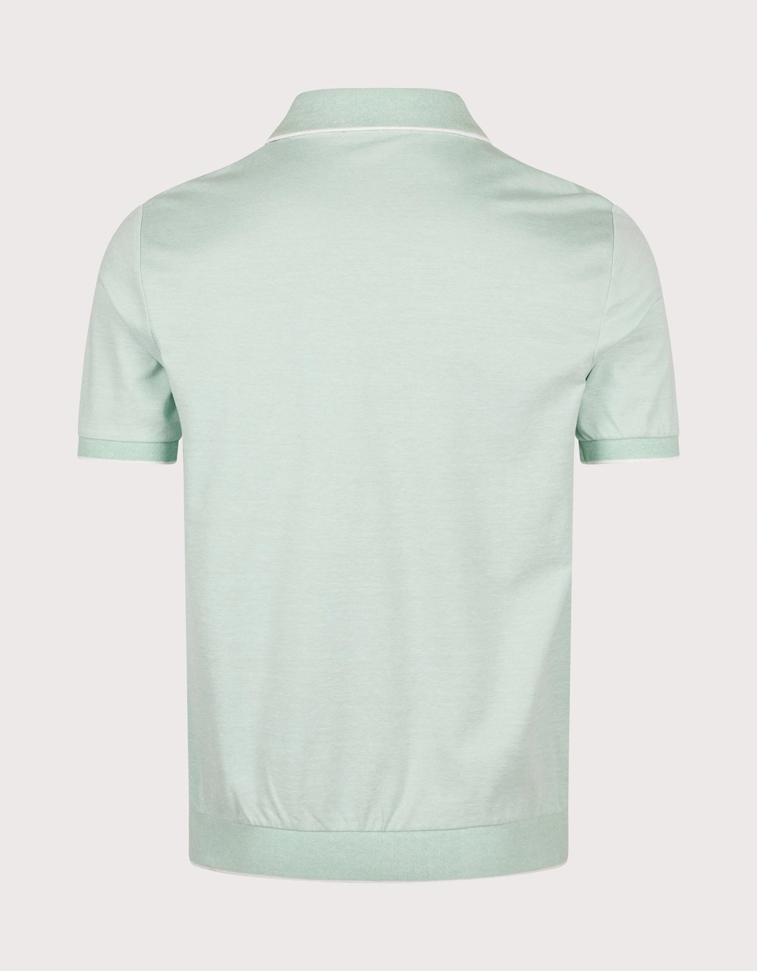 Jacquard Mesh Polo Shirt