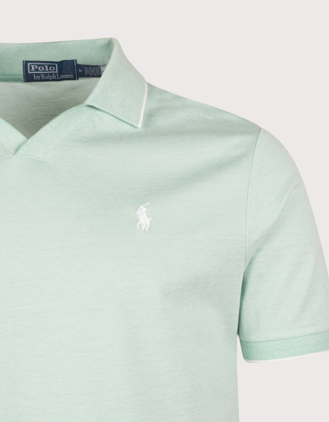 Jacquard Mesh Polo Shirt