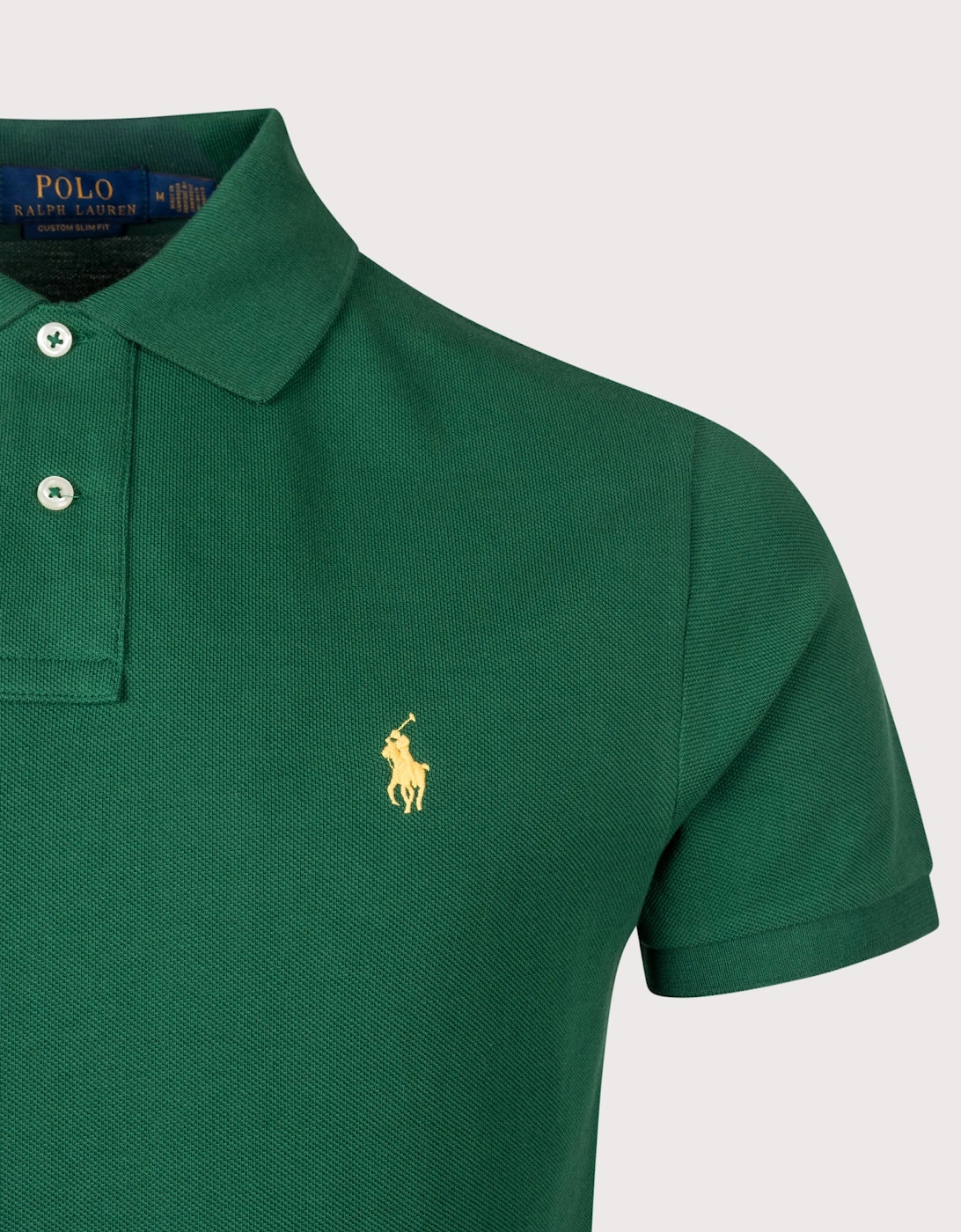 Custom Slim Fit Mesh Polo Shirt