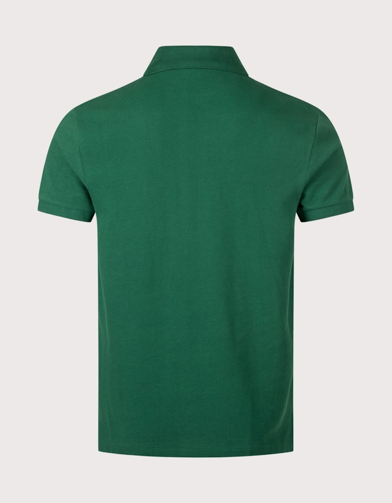 Custom Slim Fit Mesh Polo Shirt
