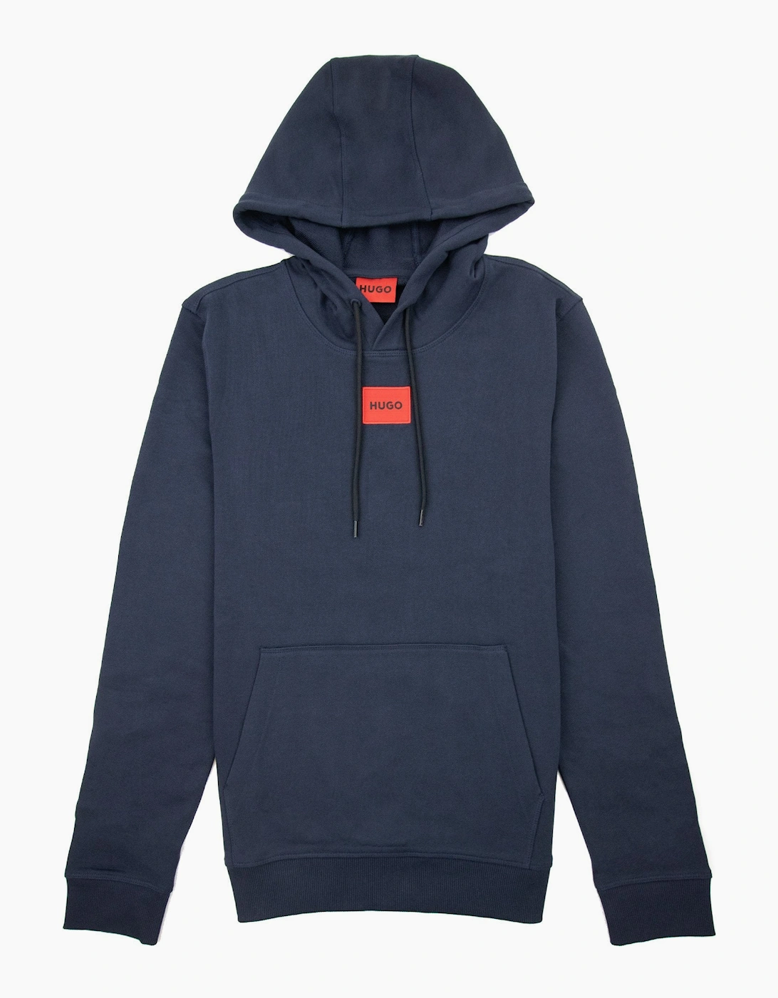 Hugo Daratschi214 Logo Hoodied Sweatshirt Dark Blue 405, 6 of 5