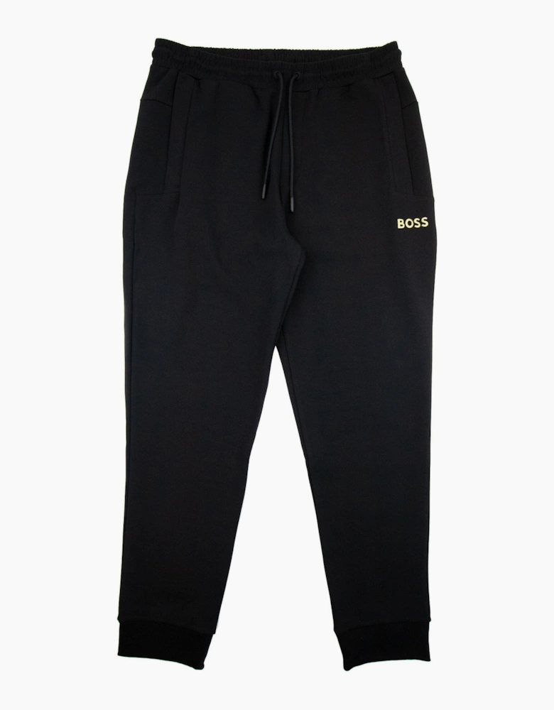 Hugo Boss Hadiko 1 Metallic Logo Bottoms Black 001
